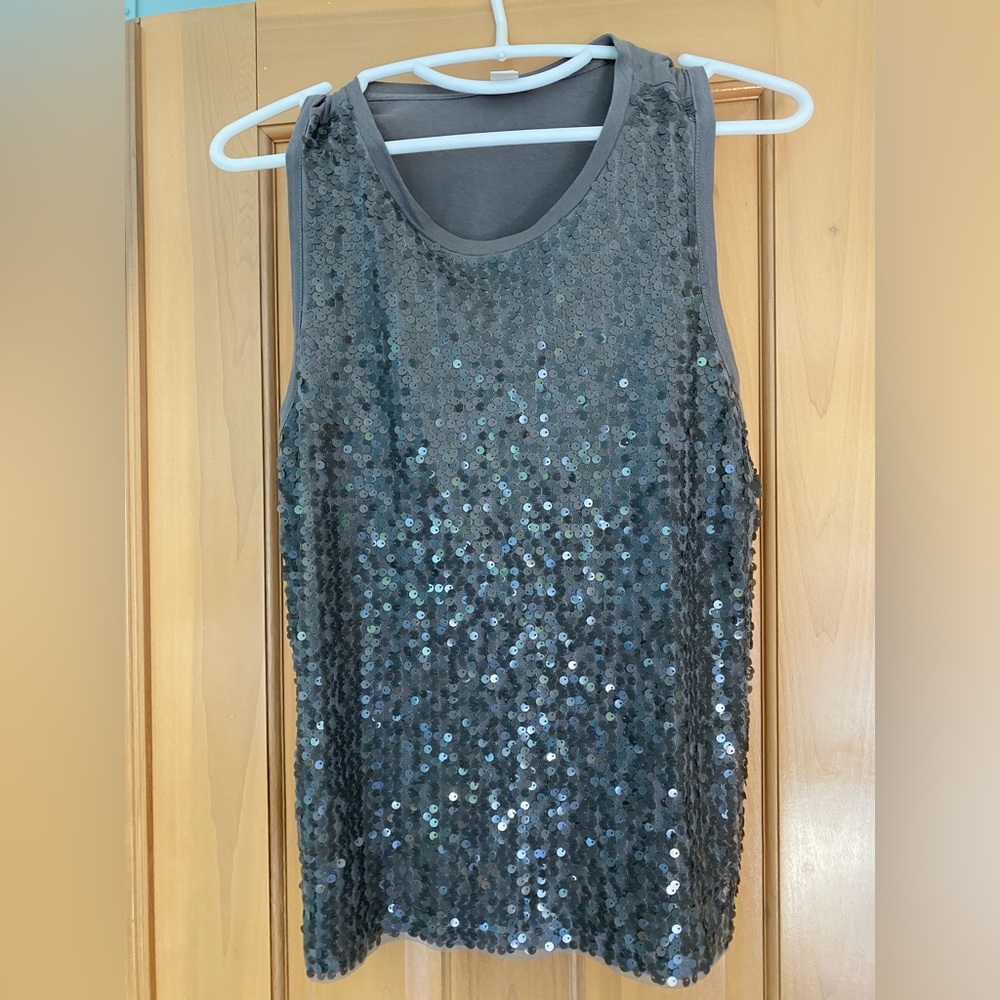 Sequin tank top,